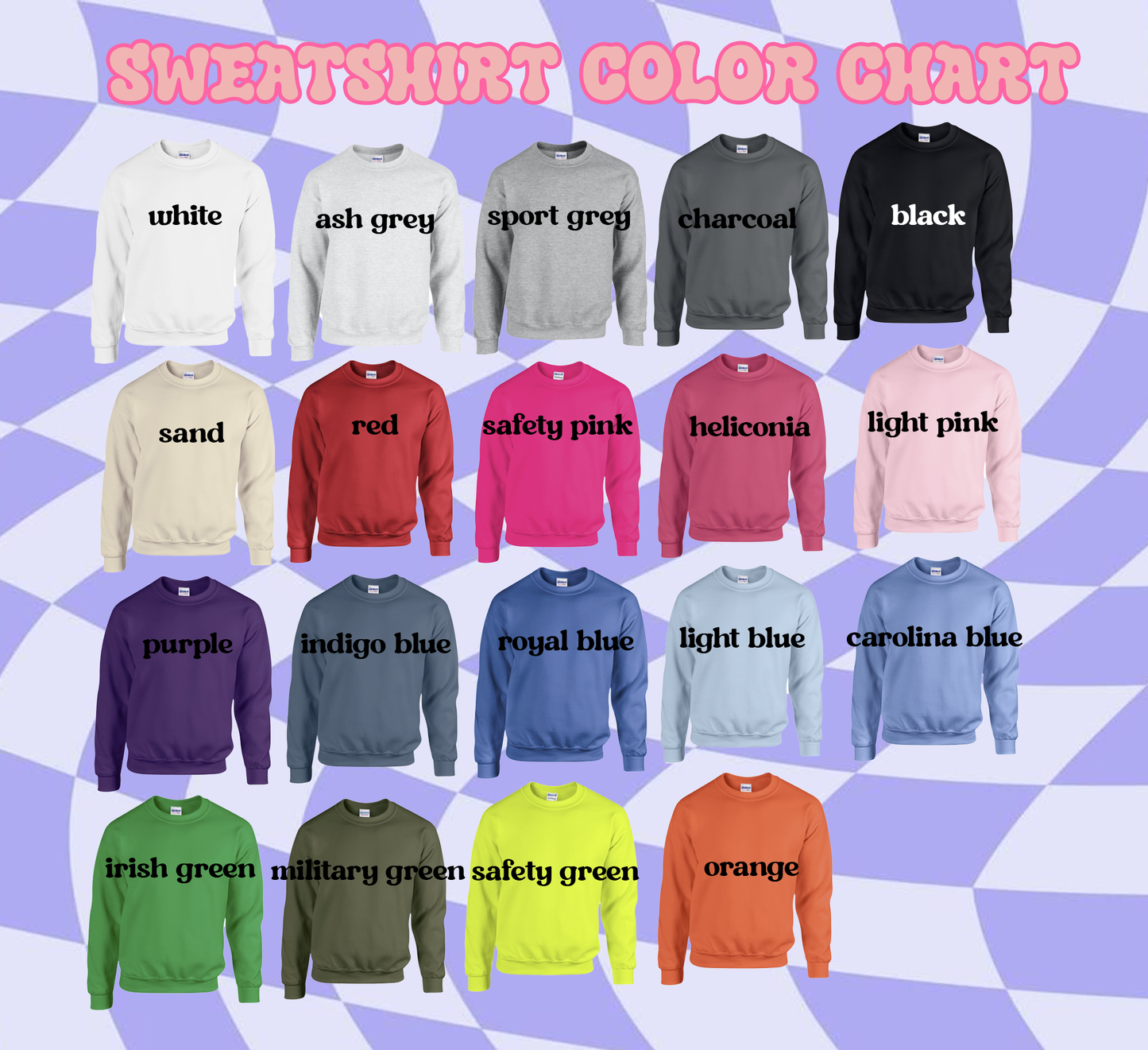 Halloween Skeletons Embroidered Crewneck Sweatshirt
