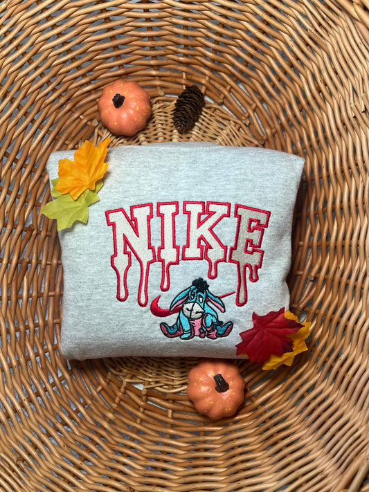 Eeyore Nike Embroidered Crewneck Sweatshirt