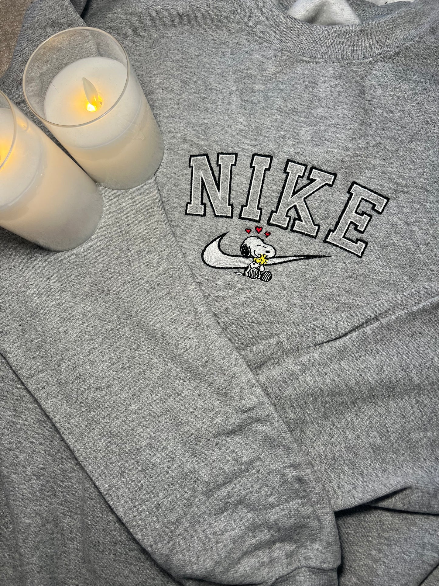 Nike Snoopy Embroidered Crewneck Sweatshirt